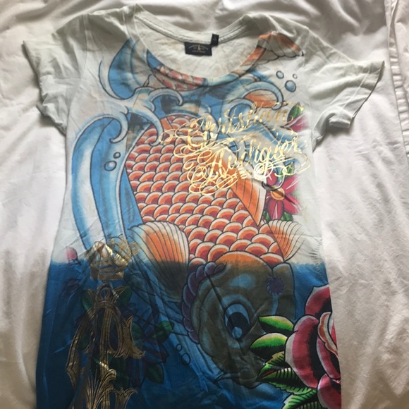 Christian Audigier Tops - Cotton T by Christian Audigier. 2000’s look Christian Audigier Tops - Cotton T by Christian Audigier. 2000’s look